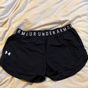 Under Armour Women's Black Athletic Shorts